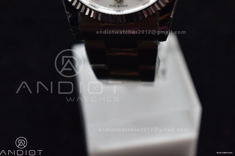 Oyster 316F Jubilee DateJust Diamond Dial A 580 HighQuality Steel 1:1 36 BPF Bracelet On Best Edition SS 0209